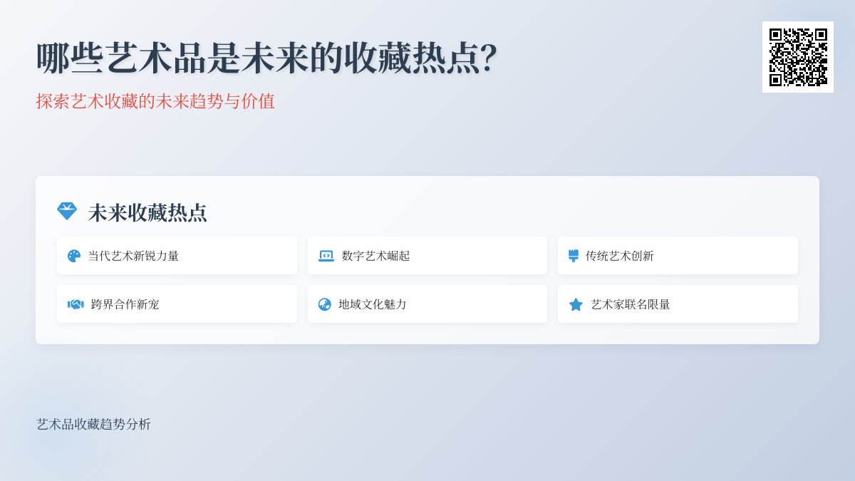 哪些艺术品是未来的收藏热点？