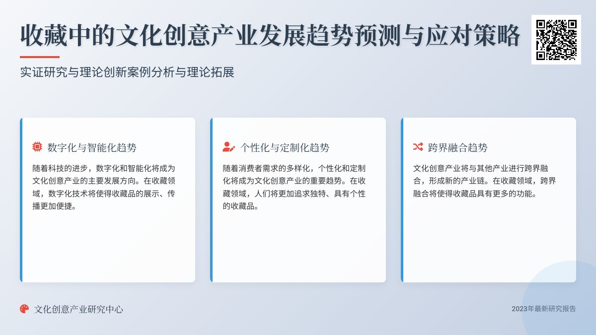 收藏中的文化创意产业发展趋势预测与应对策略实证研究与理论创新案例分析与理论拓展