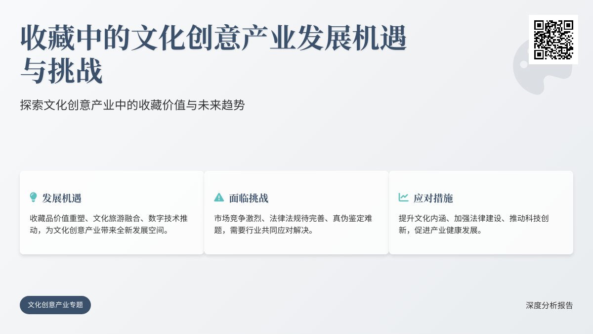 收藏中的文化创意产业发展机遇与挑战