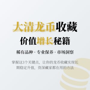 大清龙币铜元的收藏如何实现长期稳定的价值增长
