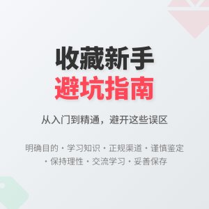 收藏新手如何避免入坑指南