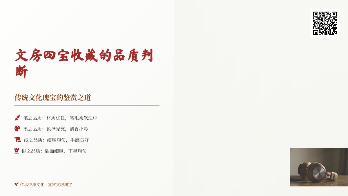 文房四宝收藏的品质判断 文房四宝收藏的品质判断