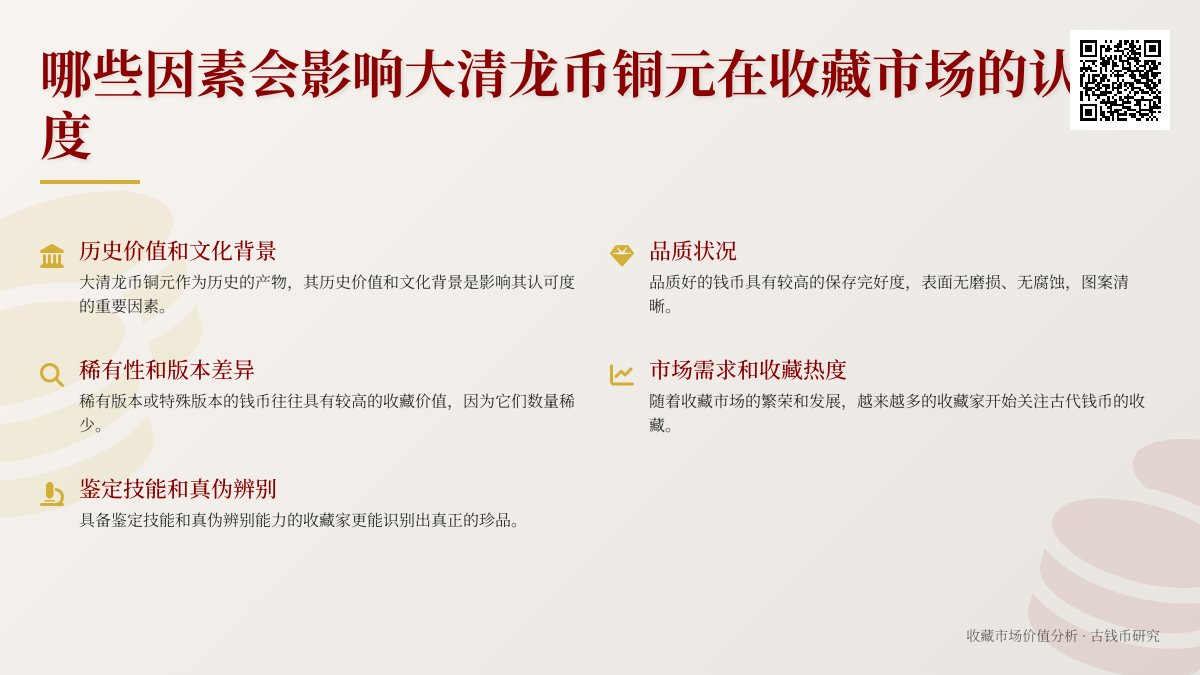 哪些因素会影响大清龙币铜元在收藏市场的认可度 哪些因素会影响大清龙币铜元在收藏市场的认可度