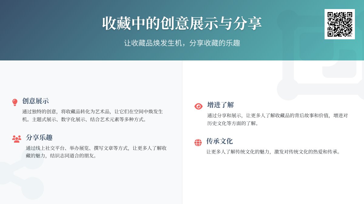 收藏中的创意展示与分享 收藏中的创意展示与分享