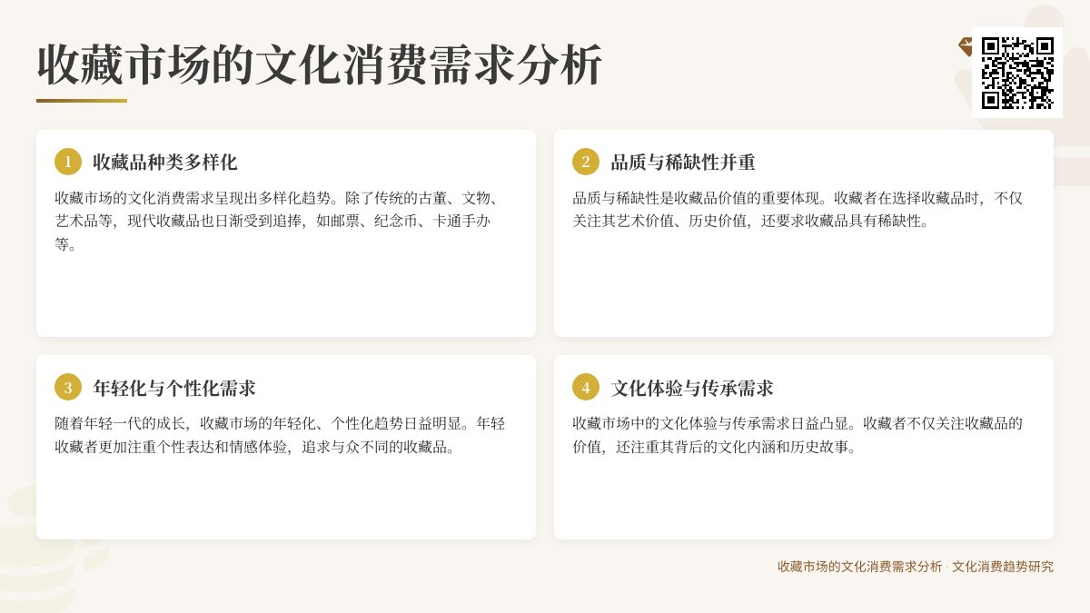 收藏市场的文化消费需求分析 收藏市场的文化消费需求分析
