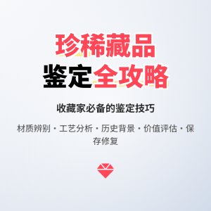 珍稀藏品鉴定技巧全揭秘！