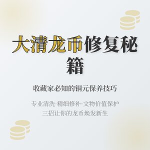 大清龙币铜元的修复技巧与注意事项