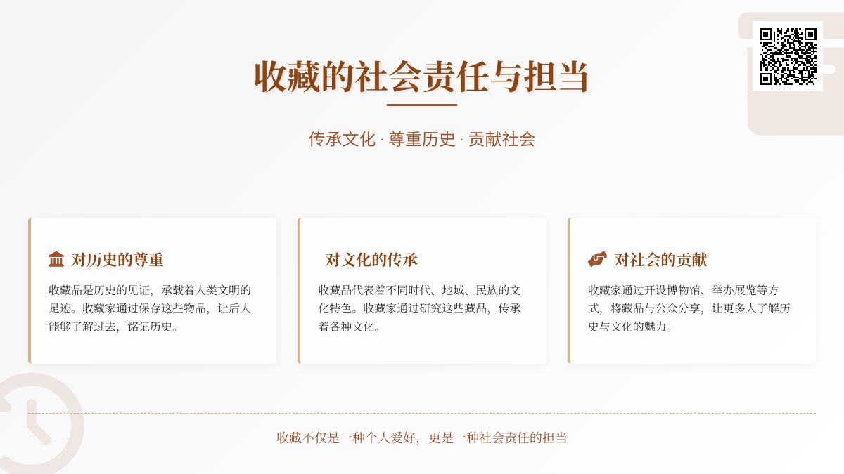 收藏的社会责任与担当