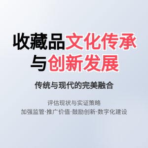 收藏品的文化传承与创新发展的现状评估与发展策略的实证研究