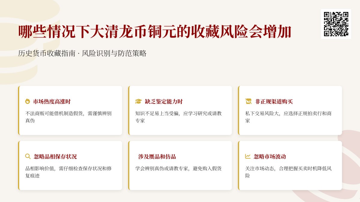 哪些情况下大清龙币铜元的收藏风险会增加 哪些情况下大清龙币铜元的收藏风险会增加