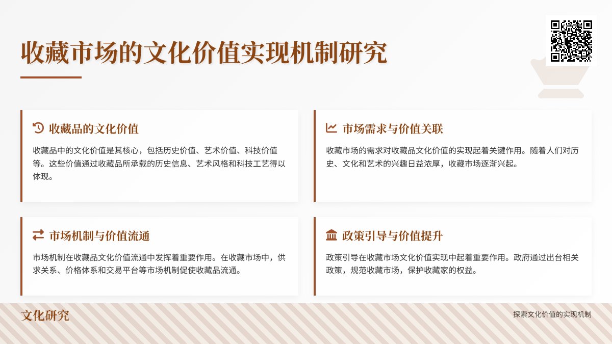 收藏市场的文化价值实现机制研究