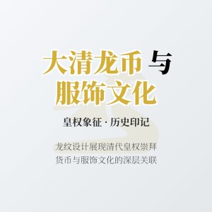 大清龙币铜元的龙纹设计与当时的服饰文化有何关联