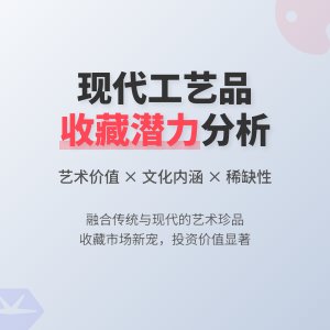 现代工艺品收藏的潜力分析