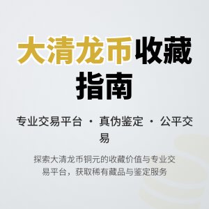 大清龙币铜元的收藏市场是否有专业的交易平台