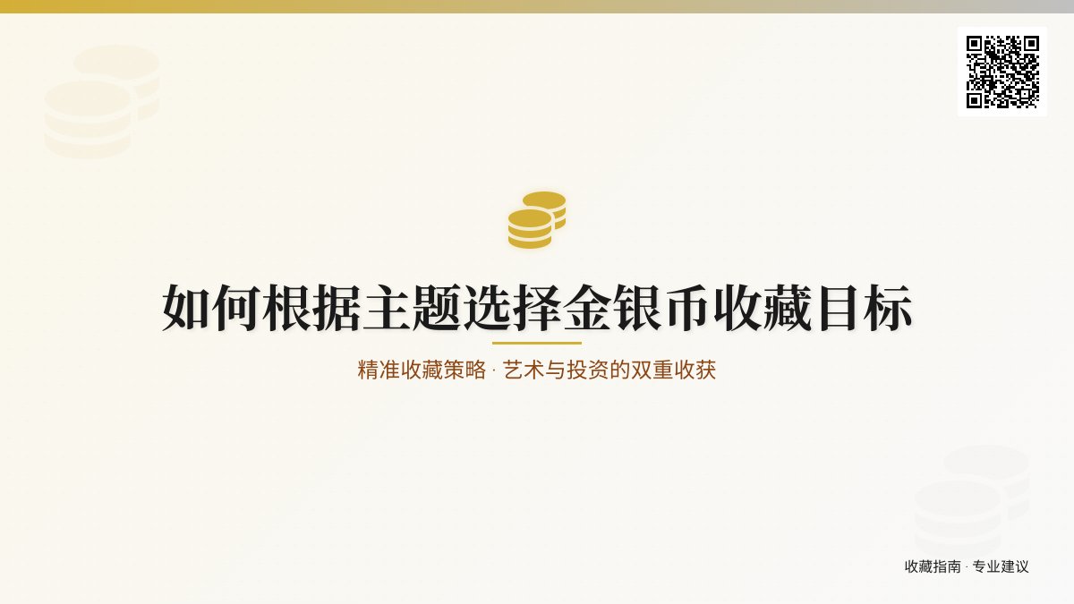 如何根据主题选择金银币收藏目标 如何根据主题选择金银币收藏目标