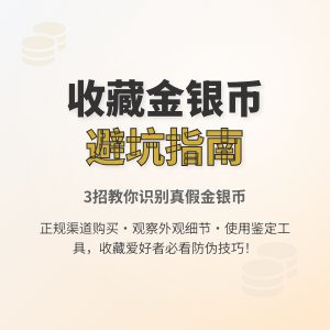 收藏金银币如何避免买到假冒伪劣品