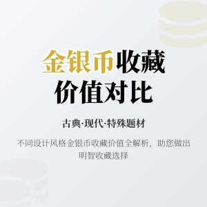 不同设计风格金银币收藏价值对比