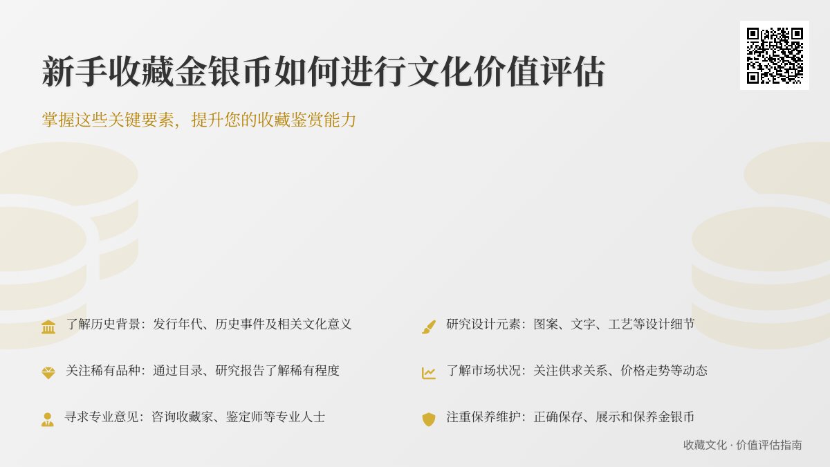 新手收藏金银币如何进行文化价值评估