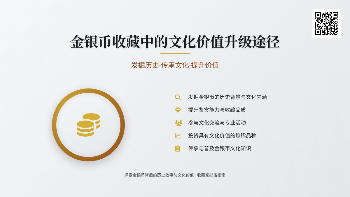 金银币收藏中的文化价值升级途径 金银币收藏中的文化价值升级途径