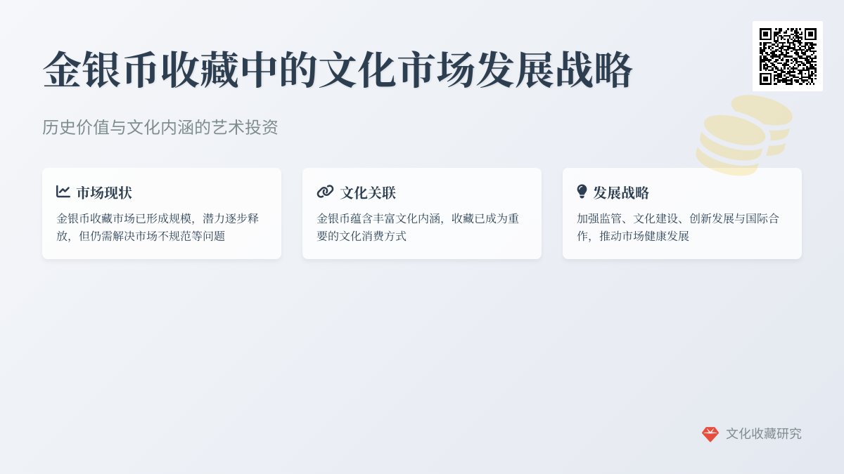 金银币收藏中的文化市场发展战略