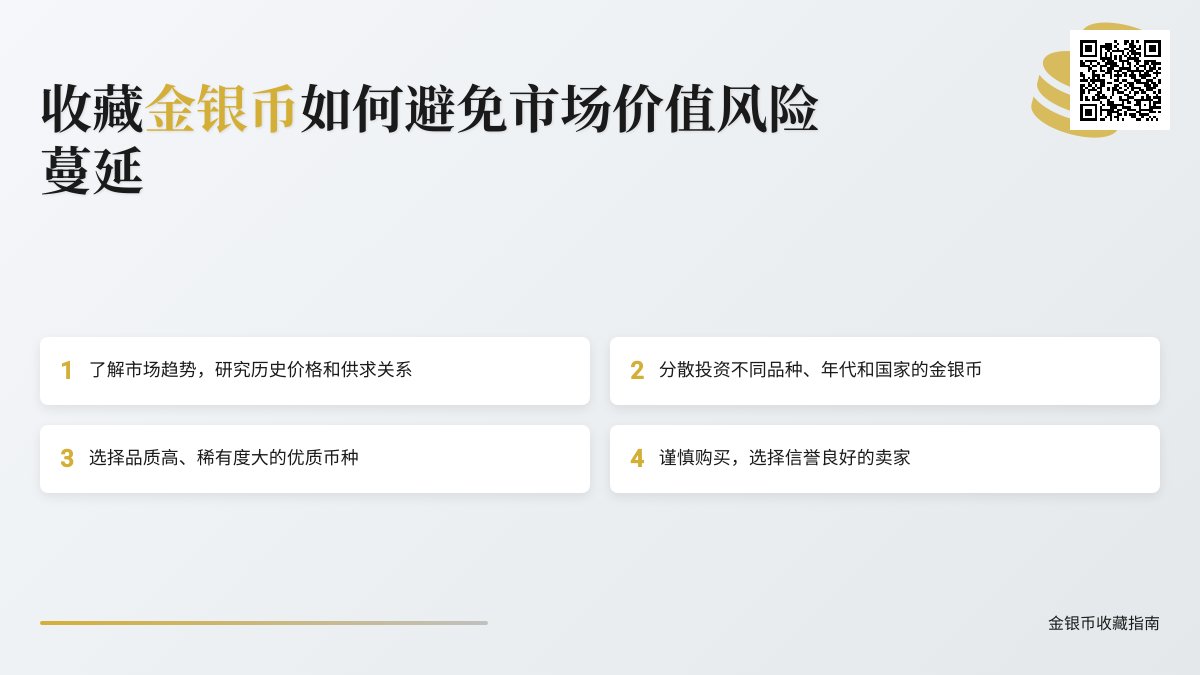 收藏金银币如何避免市场价值风险蔓延