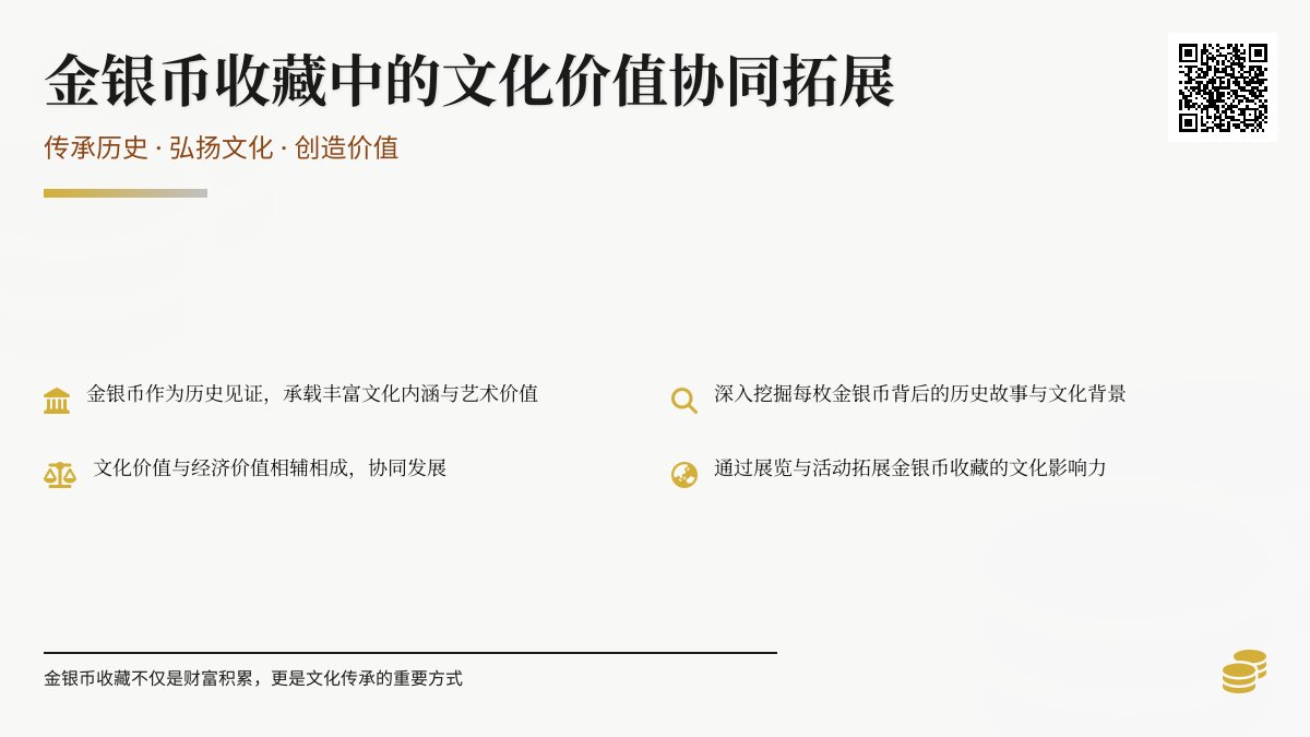 金银币收藏中的文化价值协同拓展 金银币收藏中的文化价值协同拓展