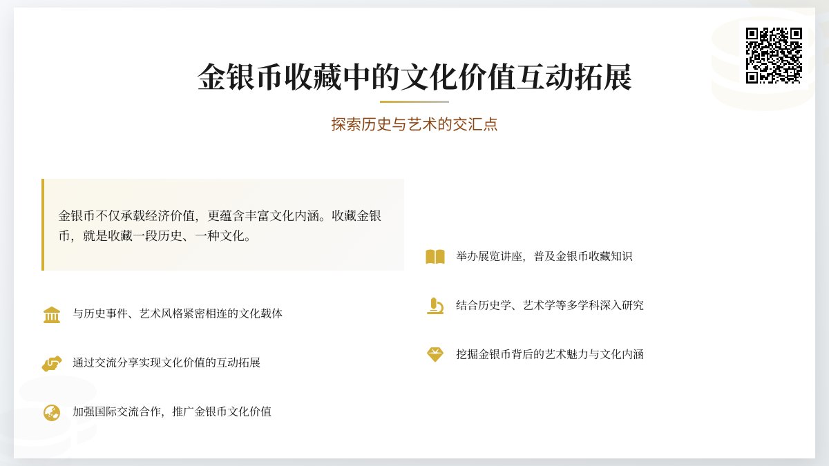 金银币收藏中的文化价值互动拓展 金银币收藏中的文化价值互动拓展