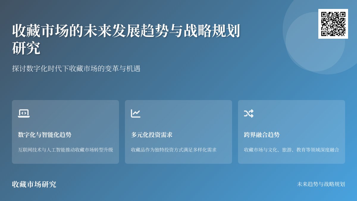 收藏市场的未来发展趋势与战略规划研究