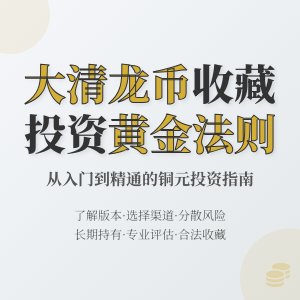 大清龙币铜元的收藏如何制定合理的投资规划