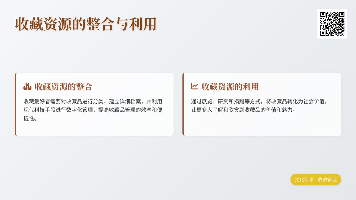 收藏资源的整合与利用 收藏资源的整合与利用