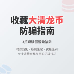 怎样避免在收藏大清龙币铜元时上当受骗