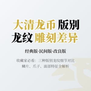 大清龙币铜元的不同版别在龙纹雕刻细节上有何差异