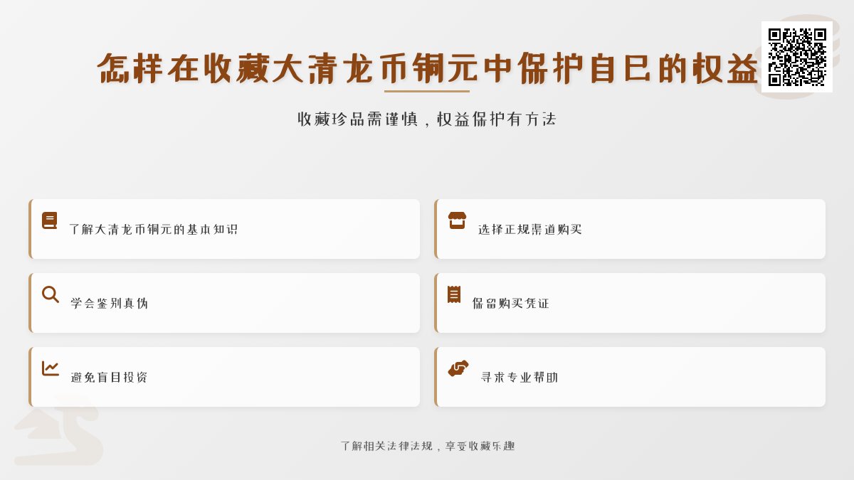 怎样在收藏大清龙币铜元中保护自己的权益 怎样在收藏大清龙币铜元中保护自己的权益