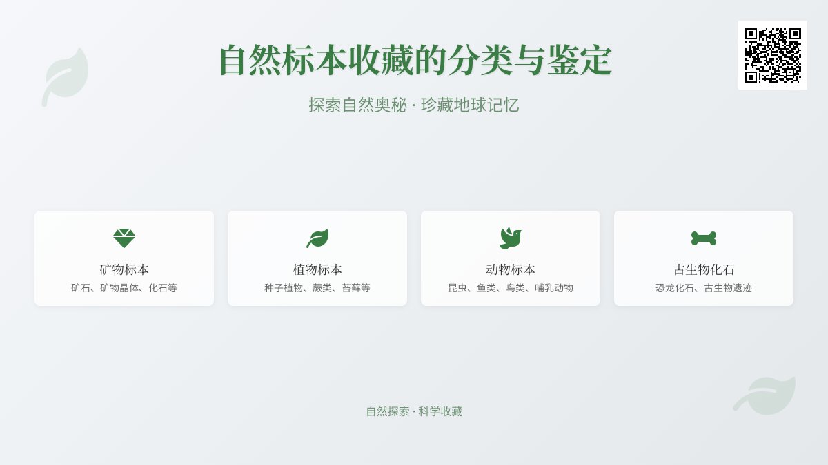 自然标本收藏的分类与鉴定 自然标本收藏的分类与鉴定