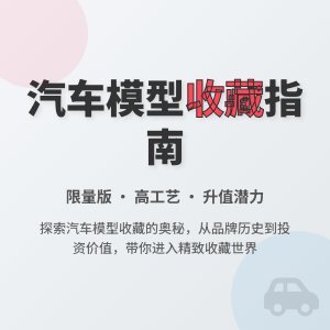 汽车模型收藏的品牌与价值