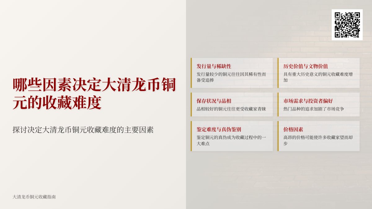 哪些因素决定大清龙币铜元的收藏难度 哪些因素决定大清龙币铜元的收藏难度
