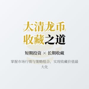 大清龙币铜元的收藏如何实现短期投资与长期收藏的优化组合