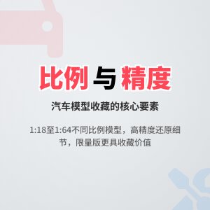 汽车模型收藏的比例与精度