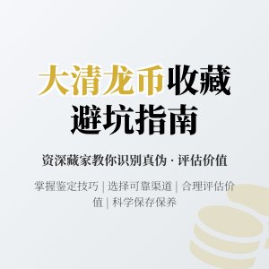 大清龙币铜元的收藏如何避免陷入收藏困境