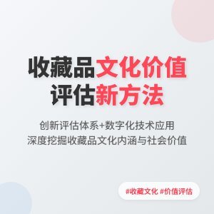 收藏市场的文化价值评估方法的创新与实践应用