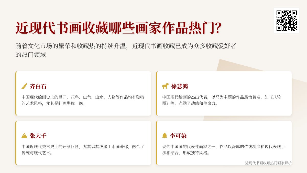 近现代书画收藏哪些画家作品热门? 近现代书画收藏哪些画家作品热门?