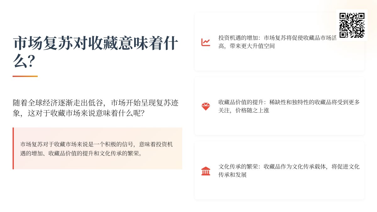 市场复苏对收藏意味着什么？
