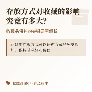 存放方式对收藏有多大影响？