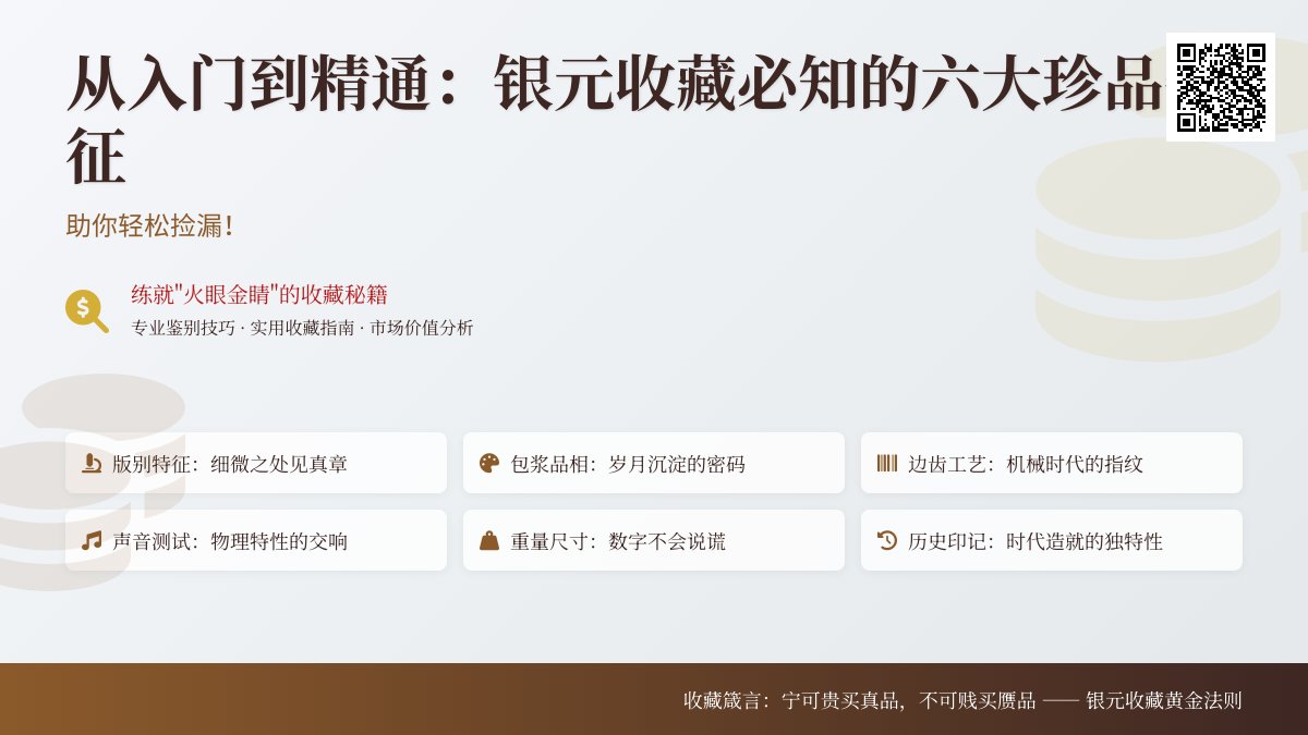 《从入门到精通：银元收藏必知的六大珍品特征，助你轻松捡漏！》