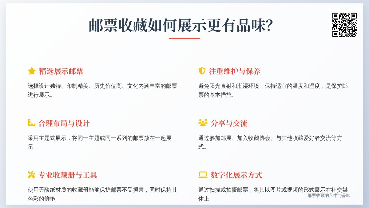 邮票收藏如何展示更有品味？