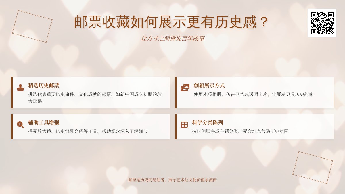邮票收藏如何展示更有历史感？