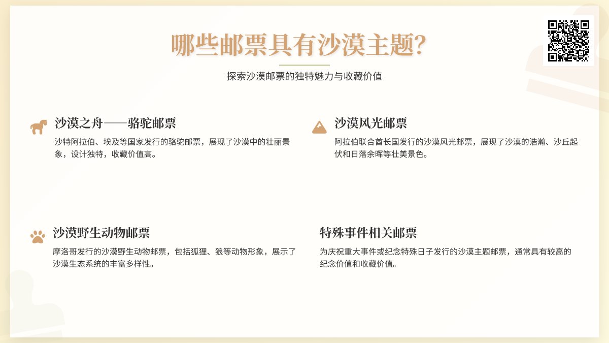 哪些邮票具有沙漠主题? 哪些邮票具有沙漠主题?