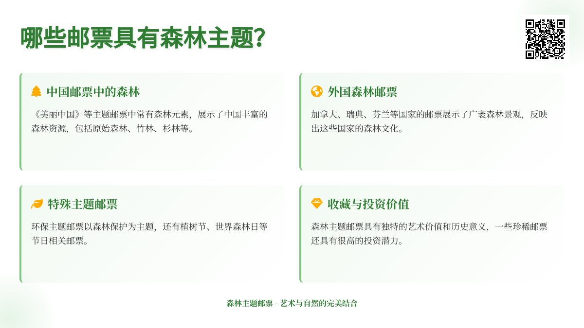 哪些邮票具有森林主题？