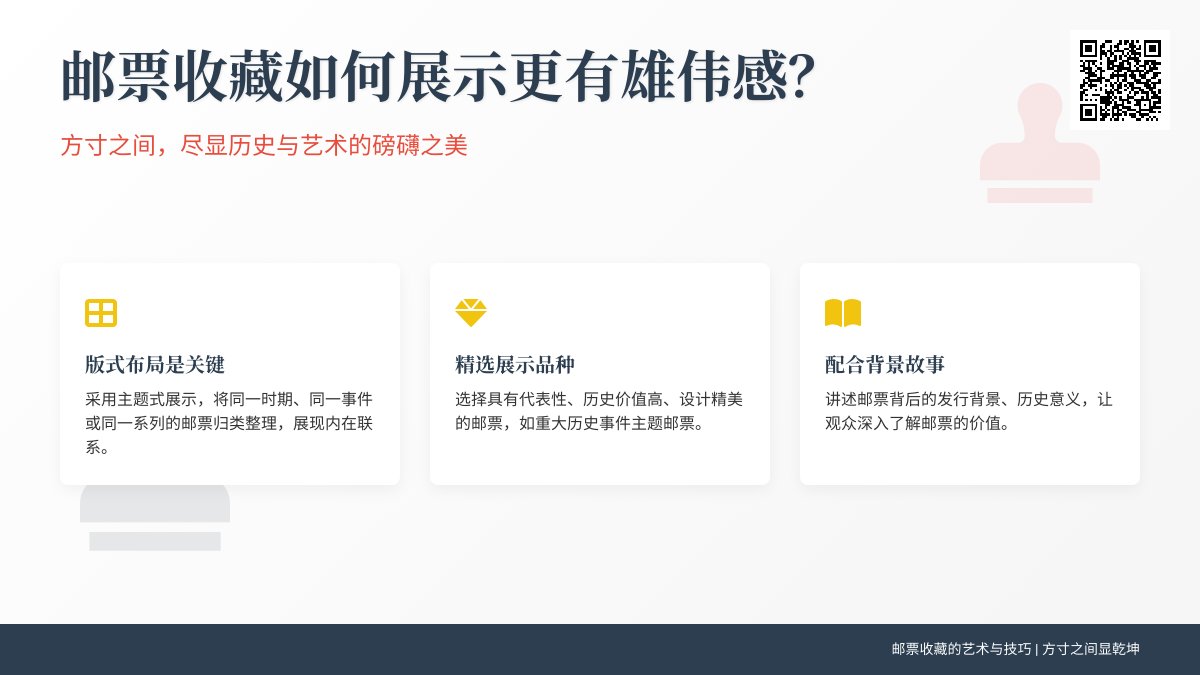 邮票收藏如何展示更有雄伟感？