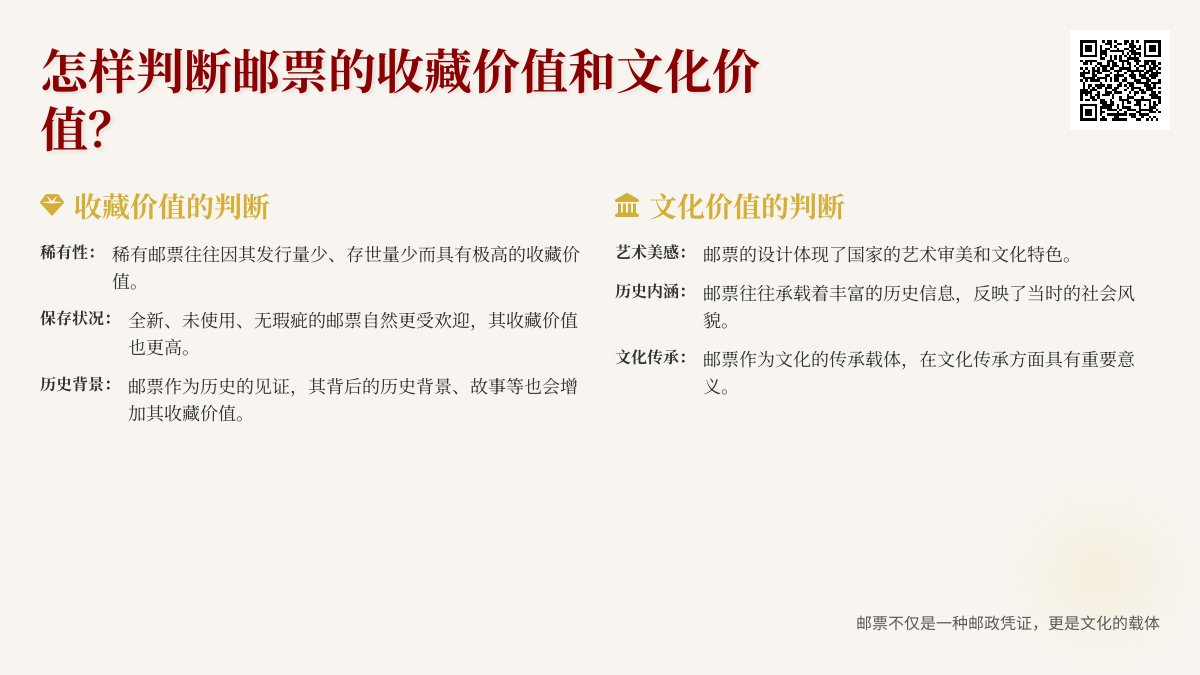 怎样判断邮票的收藏价值和文化价值？